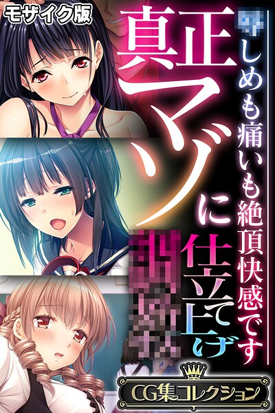 【フル漫画】真正マゾに仕立て上げ●● 〜●しめも痛いも絶頂快感です〜【CG集コレクション】 モザイク版｜k187afrnt12885