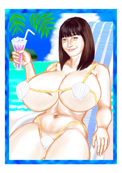 【フル漫画】暑乳見舞い（単話）｜s822asova00322