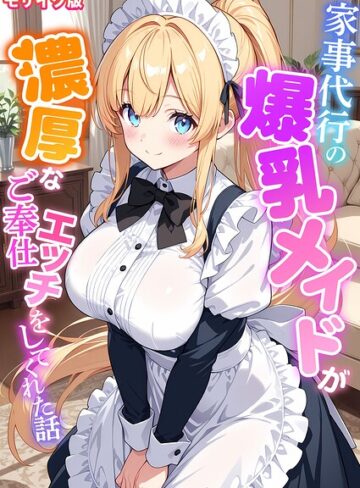 【フル漫画】家事代行の爆乳メイドが濃厚なご奉仕エッチをしてくれた話 モザイク版｜s594allud04382